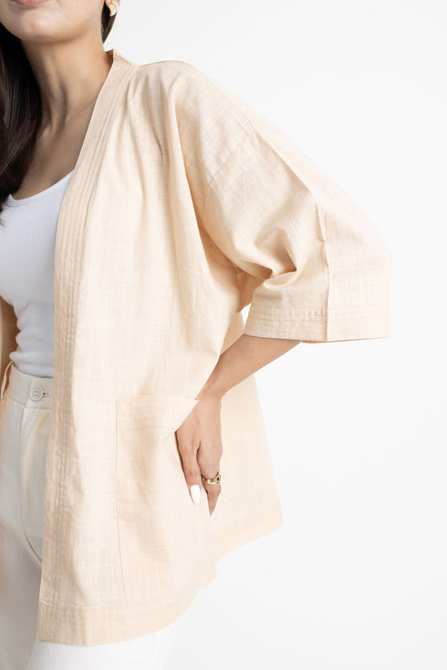 Peach Shrug